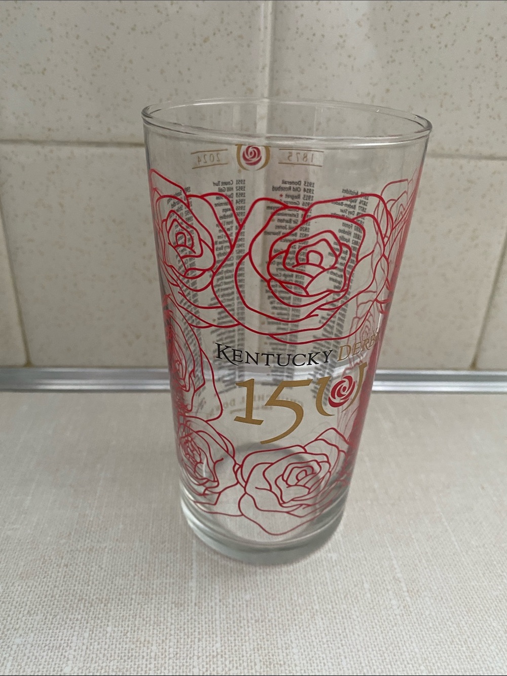 Kentucky Derby 150th Mint Julep glass 2024